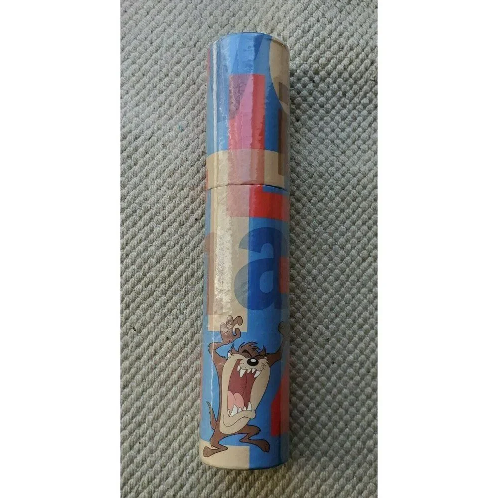Vintage Taz Tasmanian Devil 1997 Box 10 Warner Bros Brother Looney Tunes Pencils